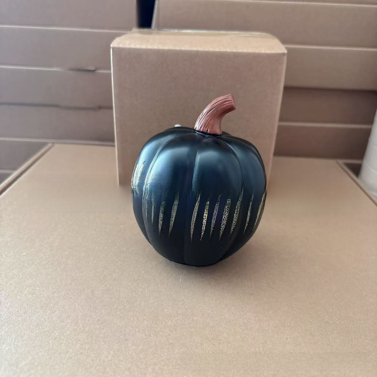 Glitter Resin Pumpkin Ornament | Halloween & Autumn Home Decor
