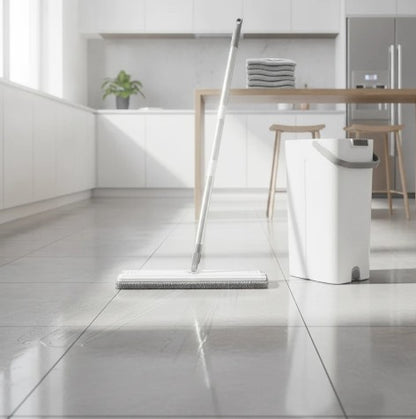 Magic Spin Mop Set with Self-Wringing Bucket & 360° Rotating Head
