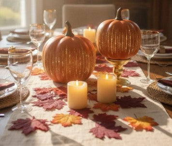 Glitter Resin Pumpkin Ornament | Halloween & Autumn Home Decor