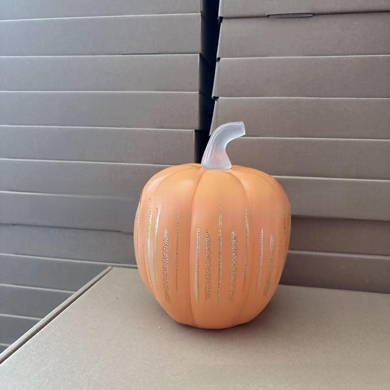 Glitter Resin Pumpkin Ornament | Halloween & Autumn Home Decor