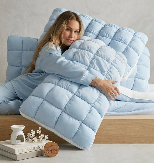 Cloud Puff Pillow – Ultra Soft, Hypoallergenic Cervical Support Pillow - TokyoHome