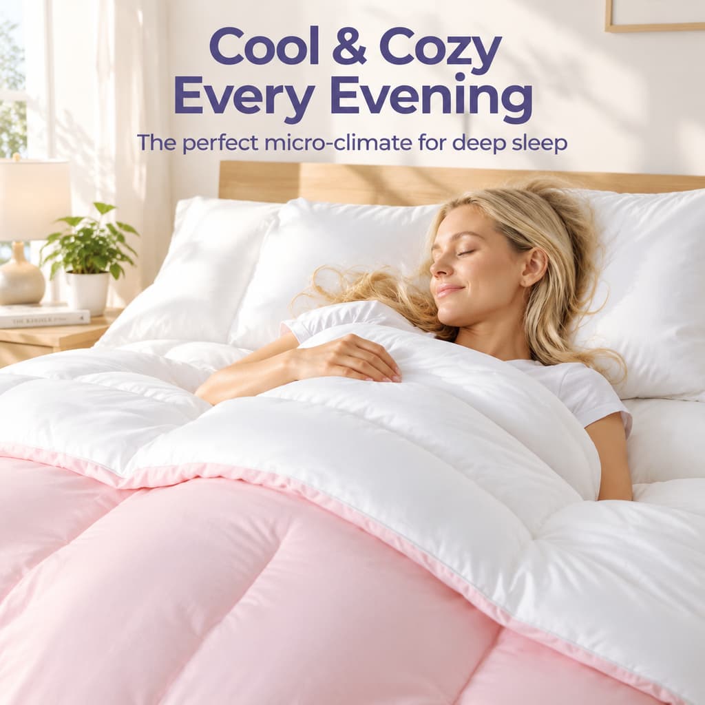 Double-Stuffed Ultra-Soft All Seasons Quilt – Machine Washable - TokyoHome