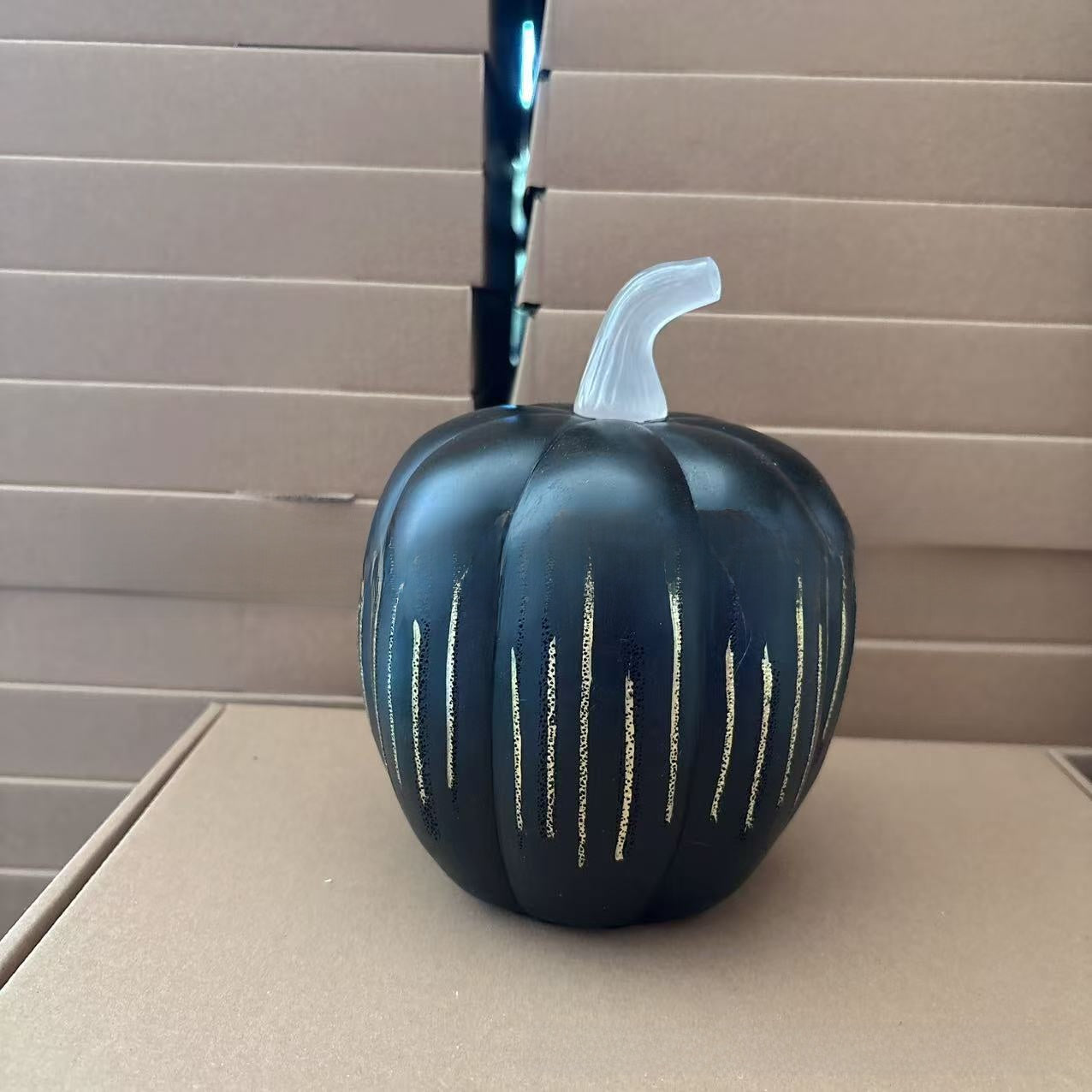 Glitter Resin Pumpkin Ornament | Halloween & Autumn Home Decor