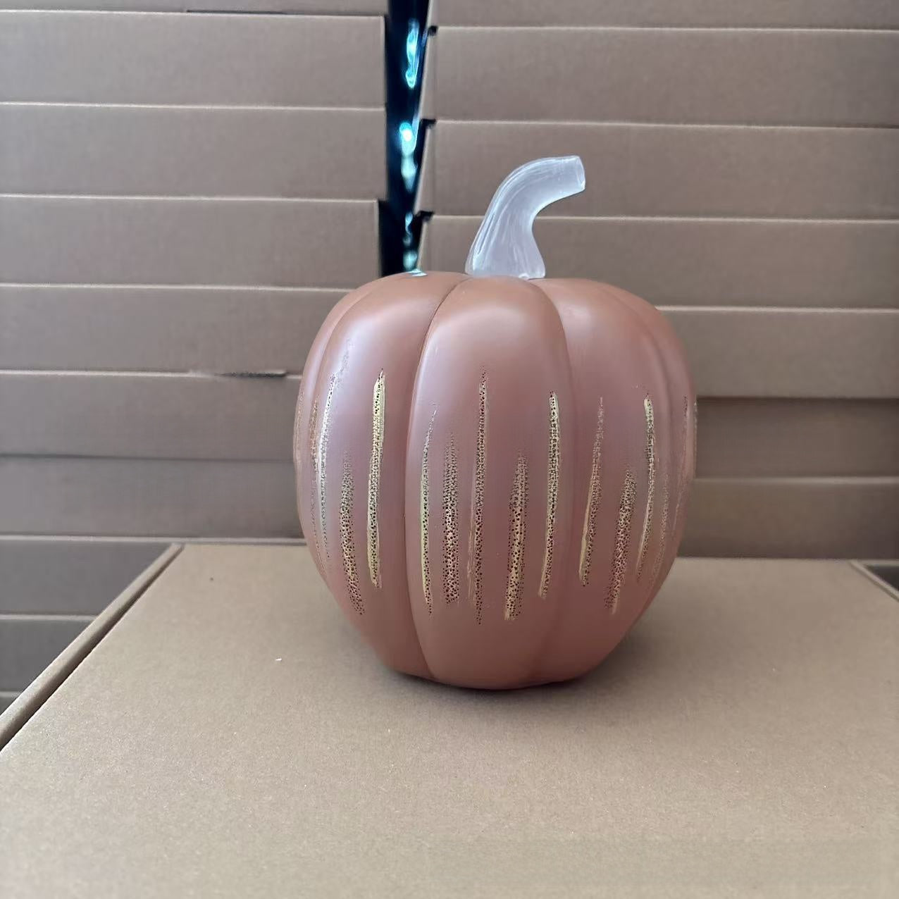 Glitter Resin Pumpkin Ornament | Halloween & Autumn Home Decor