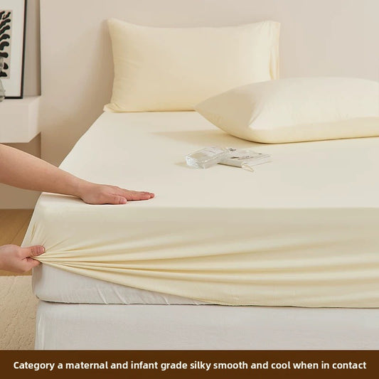 Cooling Nylon Fitted Sheet Set – Breathable Bedding with Pillowcases | TokyoHome