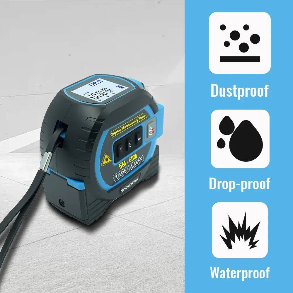 Japanese Digital Laser Tape Measure – Precision Measuring Tool for Home & DIY - TokyoHome