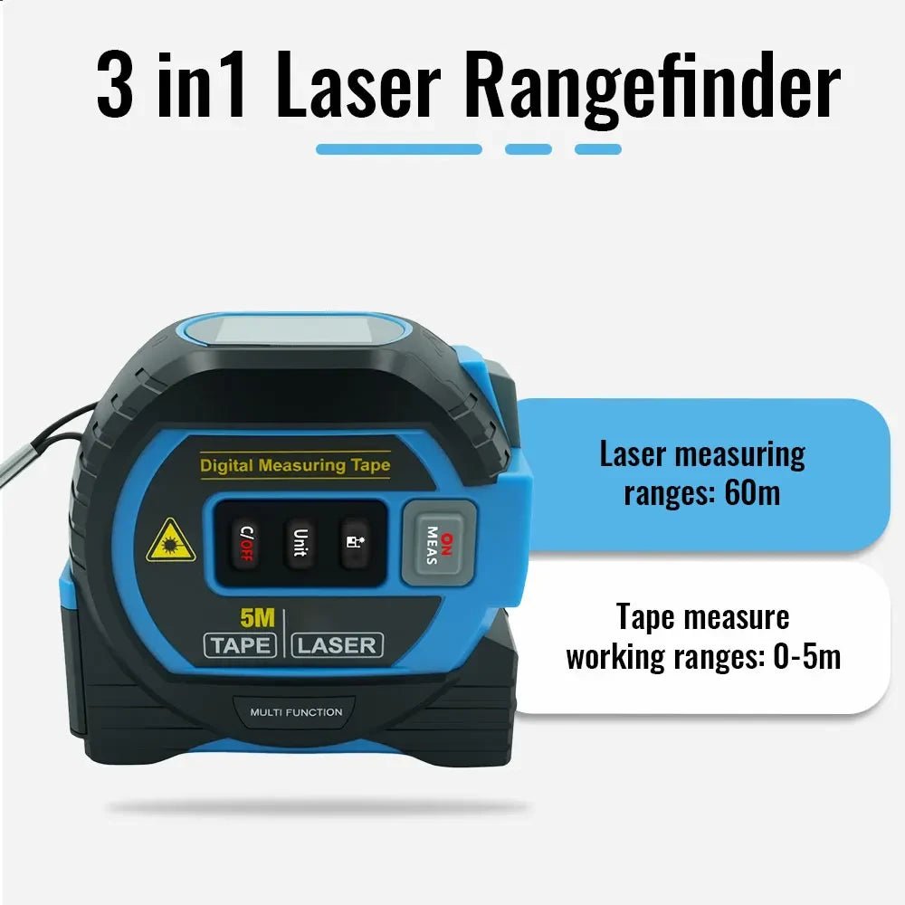 Japanese Digital Laser Tape Measure – Precision Measuring Tool for Home & DIY - TokyoHome