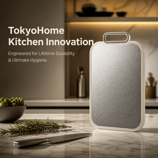 Japanese Double-Sided Titanium Cutting Board – Antibacterial, Anti-Mold & Anti-Slip - TokyoHome