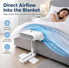 Portable Quilt Fan – 5-Speed Remote Control Bed Fan for Better Sleep - TokyoHome